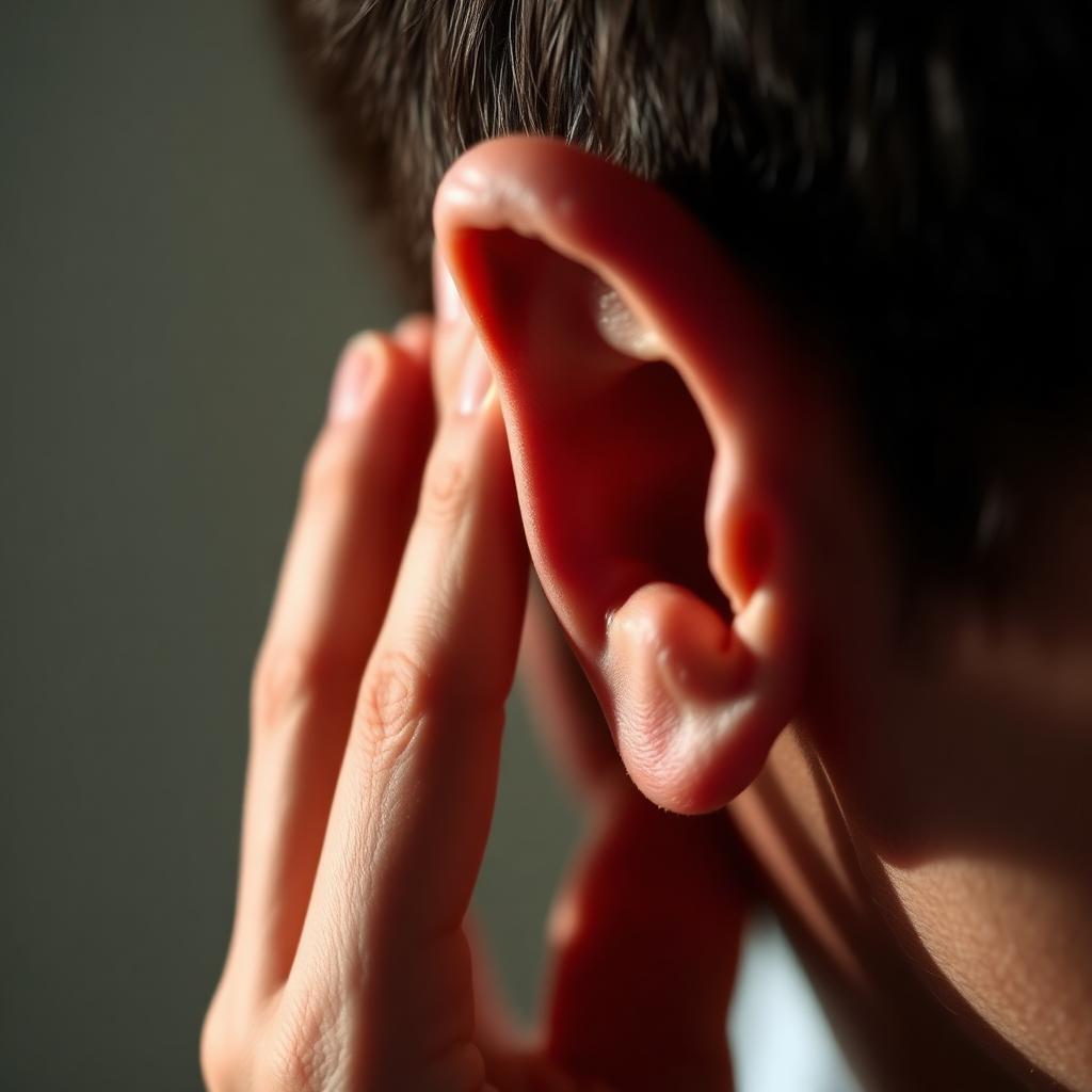 Paciente com dificuldade auditiva